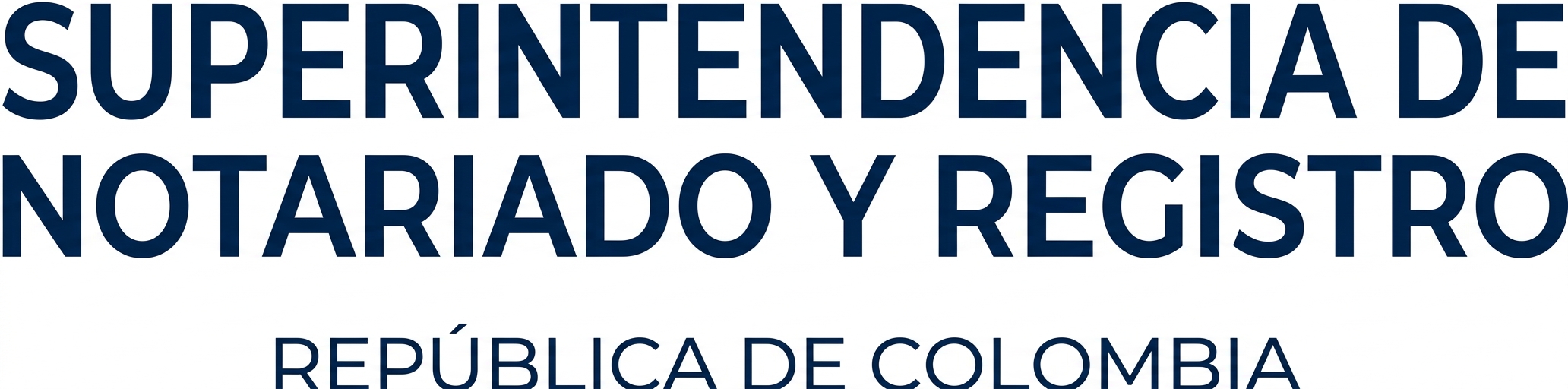 Superintendencia de Notariado y Registro - Logo Oficial